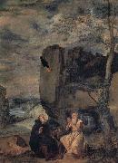 Diego Velazquez St.Anthony Abbot and St.Paul the Hermit Sweden oil painting artist